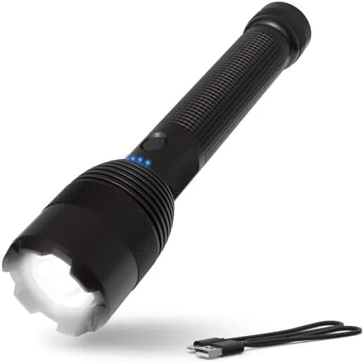Energizer 10000XT-R Rechargeable LED Tactical Flashlight, 10,000 Lumens, Durable Metal Flashlight with Boost Mode for Extreme Brightness
