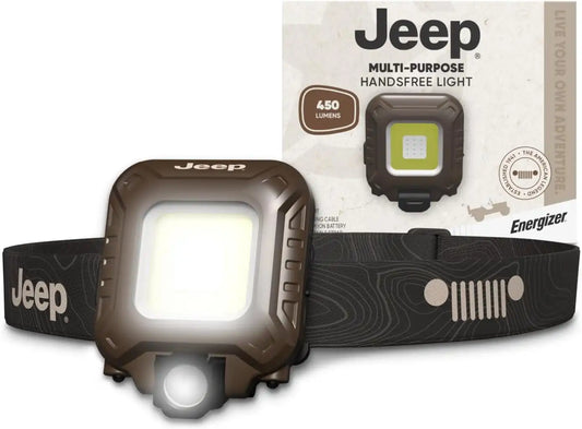 Energizer Jeep MP-450 Headlamp Rechargeable Headlight for Hiking