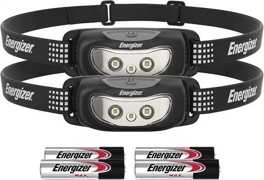 Energizer Universal LED Headlamp 4-Pack, Bright Head Lamp for Camping