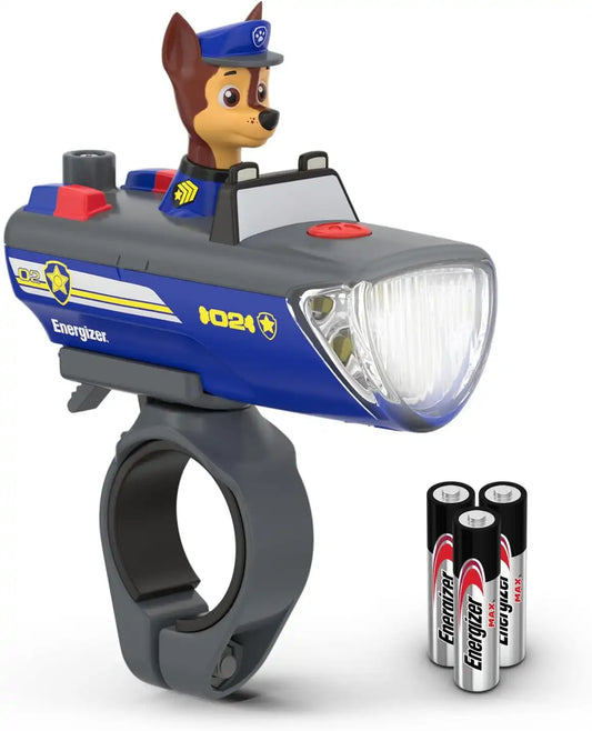Energizer PAW Patrol Chase Bike Light for Kid's Bikes and Scooters