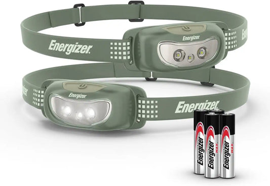 Energizer Universal LED Headlamp 2-Pack, Bright Head Lamp for Camping
