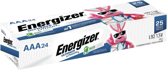 Energizer Ultimate Lithium AAA Batteries (24 Pack), AAA Lithium Batteries