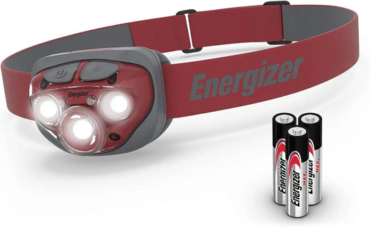 Energizer PRO-315 LED Headlamp, Battery Powered Headlamp for Camping