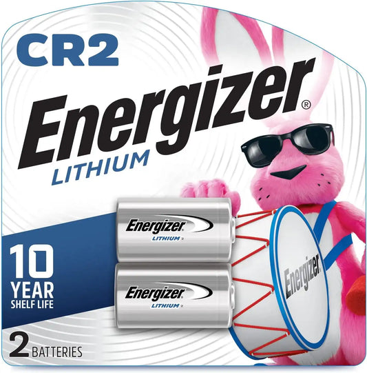 Energizer CR2 Lithium Batteries (2 Pack), 3V Photo Battery, for Digital Cameras and Devices