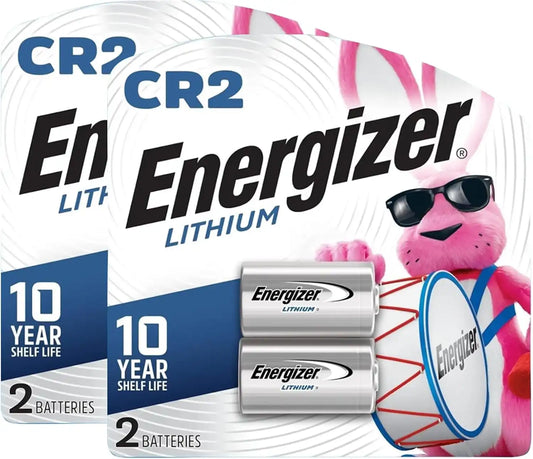 Energizer Lithium CR2 Batteries, Long Lasting Lithium CR2 Batteries Perfect for Tech Devices, 4 Count